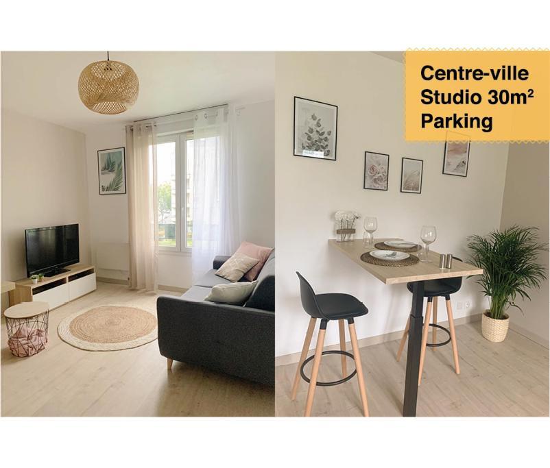 Studio 30M2 - Au Pied De La Gare - Parking 세르지 외부 사진