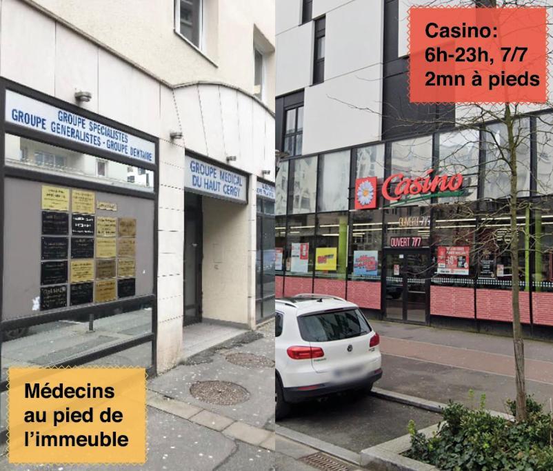 Studio 30M2 - Au Pied De La Gare - Parking 세르지 외부 사진